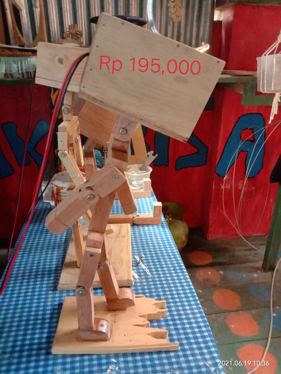 Lampu Hias Motif Robot